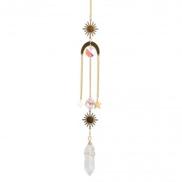 EdelsteenRegenboogHanger-ZonenMaan-Bergkristal40cm