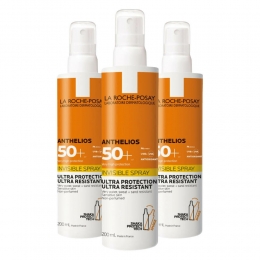 3xLaRochePosayAntheliosZonnebrandSpraySPF50200ml