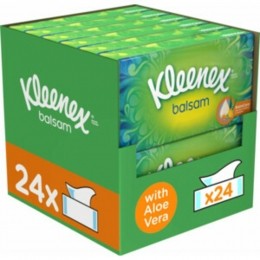 6xKleenexTissuesBalsam3-laags4x64stuks