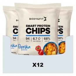 BodyFitSmartChipsPaprika12x23gr