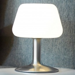 PaulNeuhausTilltafellampstaalkleurigglasdimbaar