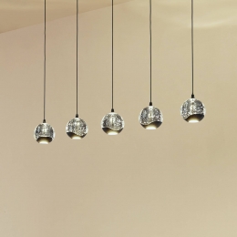 LucandeLEDhanglampHayleyzwart5-lampslangwerpig