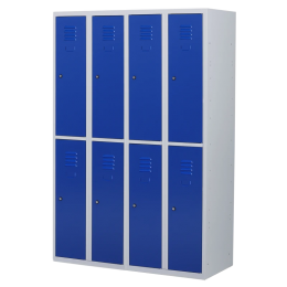 Lockerkast8deurs4delig-smal-LKP-208