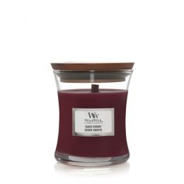 WoodWickGeurkaarsMiniBlackCherry85gr