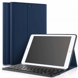 iPad2017hoesmetafneembaartoetsenbordblauw