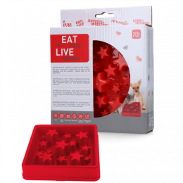 EatSlowLiveLongerStarRedXS