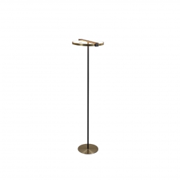 SearchlightAerialLEDvloerlampmessingzwartstaalsilicone