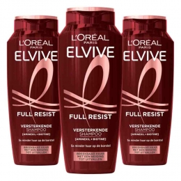 3xLOralElviveFullResistShampoo250ml
