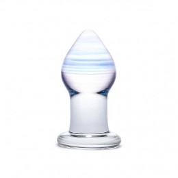 GlasAmethystRainGlazenButtPlug