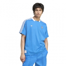 adidasRealMadridTerraceIconsT-ShirtBlauwWit