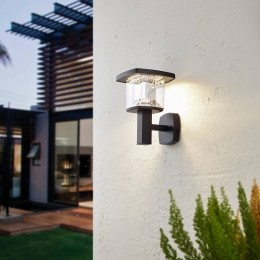LindbyLEDbuitenwandlampAskan24cmroestvrijstaalIP44