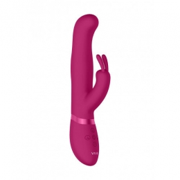 ViveIzaraRoterendeG-spotRabbitVibrator22CmZwart