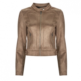 LerenJasVeroModaVMJOSEMARISHORTFAUXSUEDEJACKETBOOS