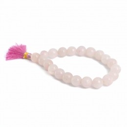 EdelsteenArmbandRozenkwartsaposPowerBeadsapos-10mm