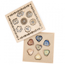 ChakraEdelstenenHartenSetinOpbergdoos