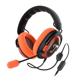 TeufelZOLAGamingHDHeadset71BinauralSurroundSoundKrachtigeBasDarkGrayCoralRedDarkGray