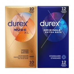 Durex-OriginalsXXLCondooms12stuksNudeXLCondooms10stuksPakket