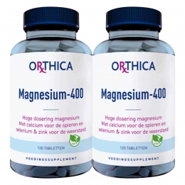 GratisVerzending2xOrthicaMagnesium-400120tabletten