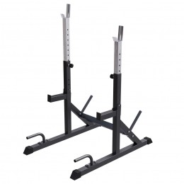 SquatRackAdvanced-InhoogteVerstelbaar-Belastbaartot200kg-Dipsteunen-Push-upHandgrepen-GorillaSports