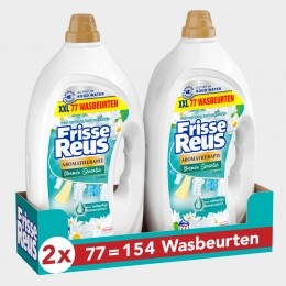 2xWitteReusWasmiddelFrisseReusGelLotus77Wasbeurten3465liter