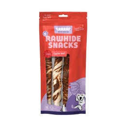 10xBraaafTwisterHondensnackVlees-Vis180gr