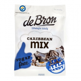 12xDebronSuikervrijeCaribbeanToffeemix90gr
