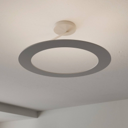BoppStellaplafondlamp1ring30cmaluminiumwit