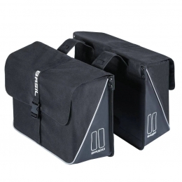 DubbelefietstasBasilForte35liter-zwart