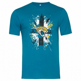 JacksonvilleJaguarsNFLFanaticsSplatterHerenT-shirt1878TEAL95JJA