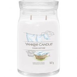YankeeCandleGeurkaarsLargeJarCleanCotton567gr