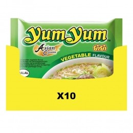 10xYumYumNoodlesSoepPakGroenten60gr