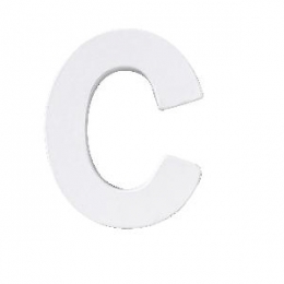 LetterkartonC-Wit10cm