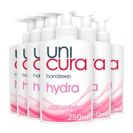 6xUnicuraVloeibareHandzeepHydra250ml