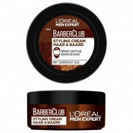 3xLOralMenExpertBarberClubBaardHaarStylingCreme