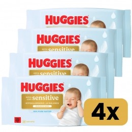 Huggies-ExtraCareSensitive-Billendoekjes-192babydoekjes-4x48