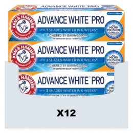 12xArmHammerTandpastaWhitePro75ml
