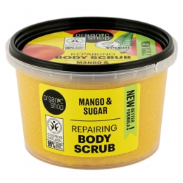 3xOrganicShopRepairingBodyScrubMango250ml
