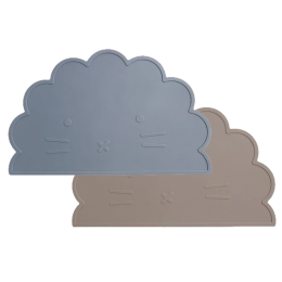 Dutsi-2-PackSiliconenPlacematBabyLeeuw-TaupePastelblauw