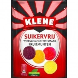 6xKleneFruitmuntenSuikervrij105gr