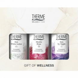ThermeFoamingShowerFavoritesGeschenksetZenWhiteLotusMysticRoseZenbyNight1set
