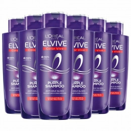 6xLOralElviveColorVivePurpleShampoo200ml