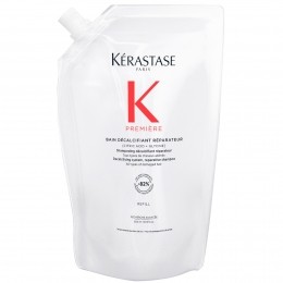 KrastasePremireShampooDecalcifyingRepairingRefillPouchforDamagedHairwithPureCitricAcidandGlycine500ml