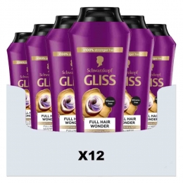 12xGlissShampooFullHairWonder250ml