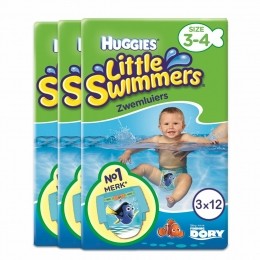 HuggiesLittleSwimmersmaat3-47-15kg3x1236stuks