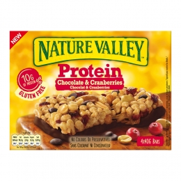 4xNatureValleyProteineRepenBerriesChocolate4stuks