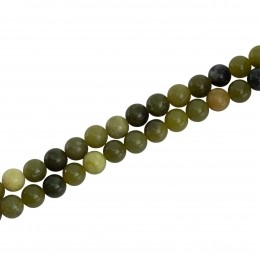 EdelsteenKralenStrengGroeneJade8mm