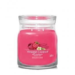 YankeeCandleGeurkaarsMediumJarRedRaspberrySignature368gr