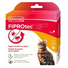 BeapharFiprotecAntiVlooiendruppelsKatvanaf1kg4stuks