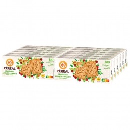 12xCralHealthyBioCakeKoekjeCranberryAmandelen132gr