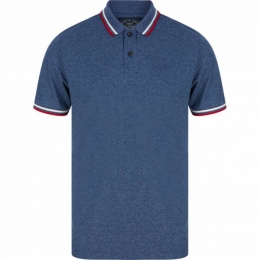 TokyoLaundryThornwoodHerenPoloshirt1X15426R1Blauwgewassen